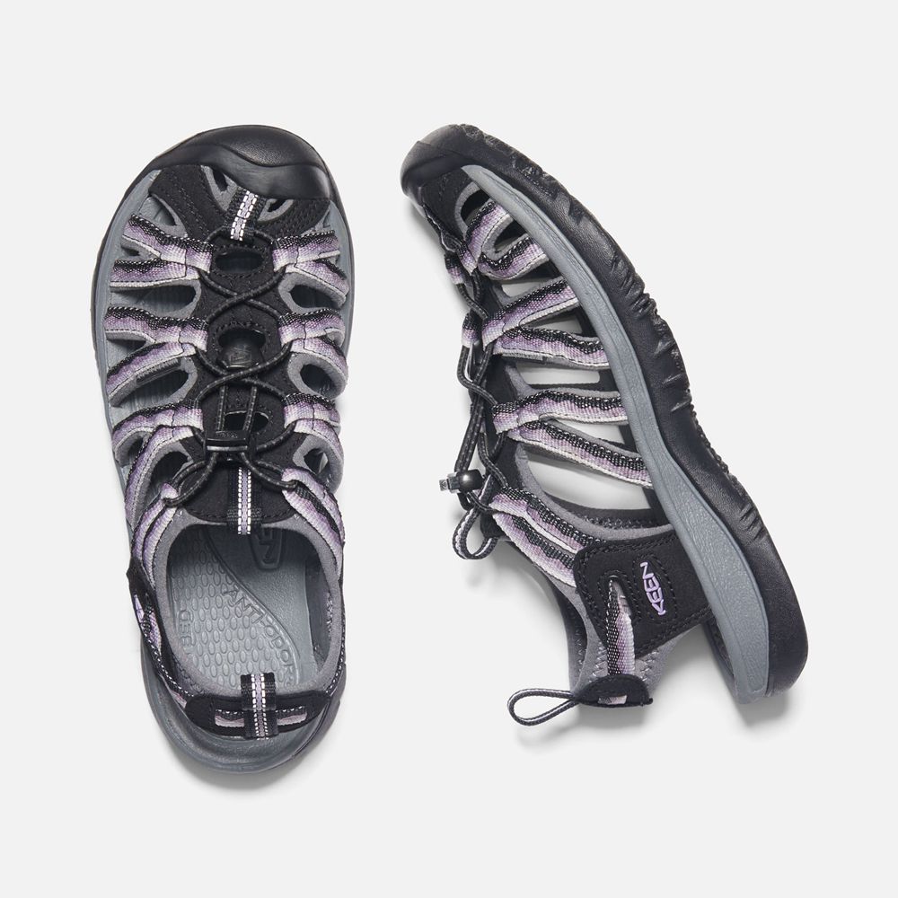 Keen Vandringssandaler Dam Lila/Svarta - Whisper - 081657IGA